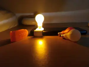 Phone Night Lamp, Mini Colorful Bulbs