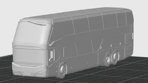 Modern Double-Decker Coach Bus