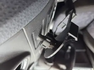 Car smart phone holder with 17mm Ball Joint (for Samsung S25 w/ protective case) / Ford Fiesta MK6
