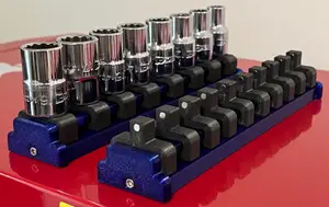 Magnetic Socket Holders And Rail For 1/2" 3/8" 1/4" Drive