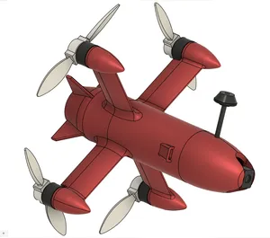 High-speed interceptor drone model