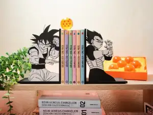 Bookend of Son Goku and Vegeta (2 units) | Dragon Ball Fan Art