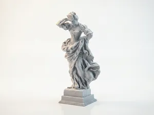 Pomp Classical Statue Figurine 3D Printable