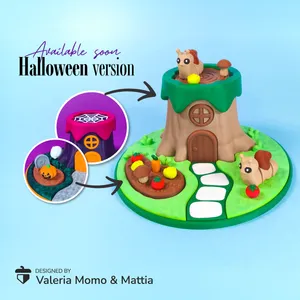 Diorama for Cute Flexi Animals, Snail Edition