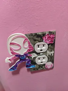 Ghosty spider (Gwen) light switch cover and outlet cover