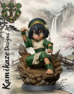 Toph Inspired Chibi