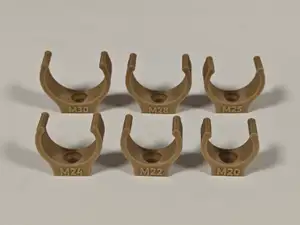 Heavy-Duty Click-Lock Pipe Clamps (M4) 30-20mm Diameter