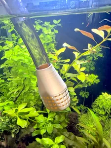 Fish safe! Filter attachment for aquarium hose (8 mm inner / 12 mm outer)