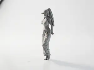 Girl In Cap Female Figurine Statue 3D Printable