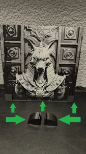 Support for Hueforge 3D printed pictures - Soporte para cuadros 3D de Hueforge.