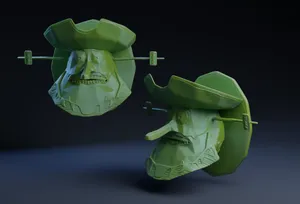 Flying Dutchman Head Mounted : Sponge Bob