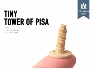 Tiny Leaning Tower Pisa – Mini Architecture Series