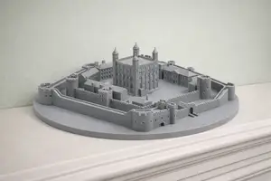 A model of the Tower of London Palace, Fortress and Castle