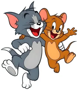 Tom and Jerry keychain