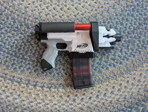 Nerf Stryfe low profile extended battery door (for Worker collapsible L-shaped folding stock)