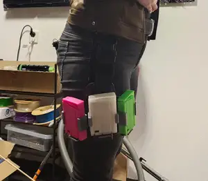 Dropleg magazine holster for 3d printed SCAR-H mags (for WE aeg)