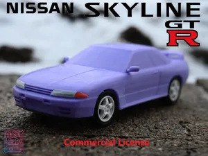 Nissan Skyline GTR R32 'Godzilla' Kit Card (1:24 scale) - COMMERCIAL LICENSE