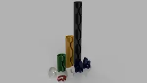 Cable channel/duct for 4040/3030 extrusion profile