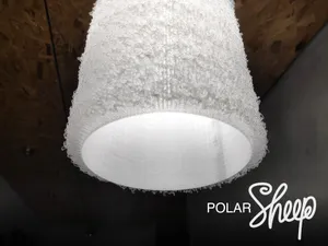 Polar Sheep. Print-in-place lamp