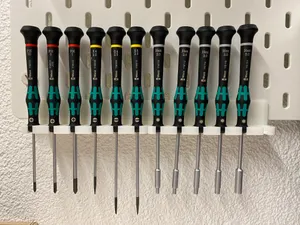 Skadis holder for Wera Kraftform Screwdrivers