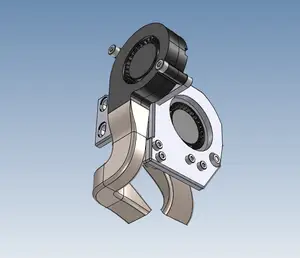 Kingroon KP3S dual 5015 fan frame and ducts (3D touch update)