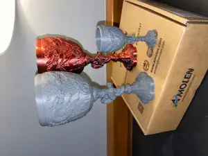 Medieval Dragon Embroidered Goblet / Chalice (Game of Thrones / Rennaissance style) Fully Functional and Support Package Included