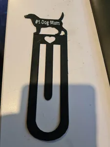 #1 Dog Mum book mark