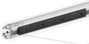 Long t-nut with 4 holes m3 for mgn9 linear guides