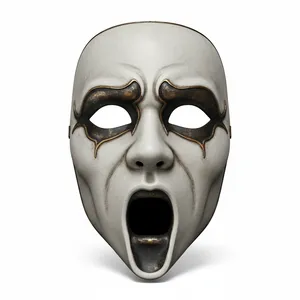 Ghostly Opera Phantom, mask, cosplay, wearable, costume, face, helmet