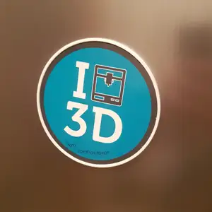 Fridge magnet for stickers
