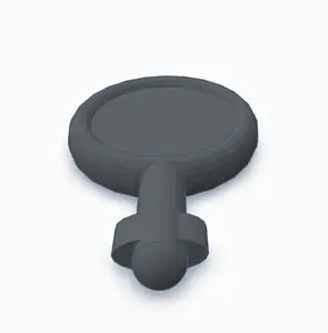 Paper towel holder key