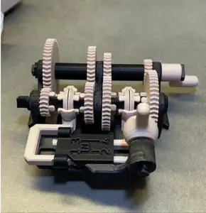 4 Speed "Constant Mesh" Manual Transmission. 100% 3D Printed!