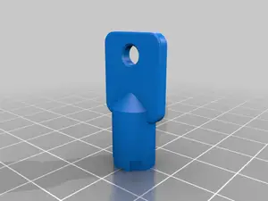 FEO-K1 Elevator Key (with hole for keyring)