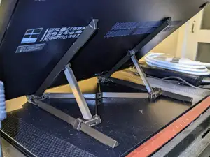 Print-In-Place Folding Laptop Stand