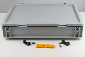 Drilling Jig for Auer Eurobox Lid
