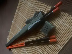 Happiness! Chop Stick Rest and Case