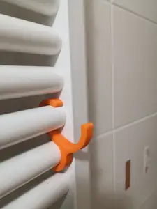 Bathroom towel hook