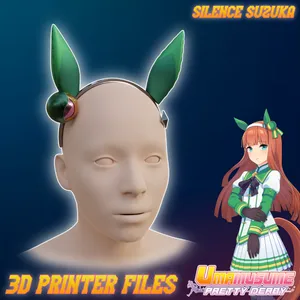 Silence Suzuka Cosplay Ears and HEad Accessories Umamusume: Pretty Derby