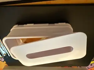 Lid With Hole in Middle for Interlocking Sorting Cups (Square Shape)