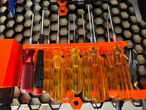 Honeycomb wall Tool holder or Shelf