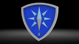 Bavaria logo 10cm groot