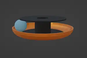 Cat Ball Chase - Repurposed Prusament Spool