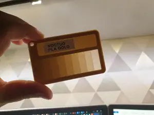 Test card (yet another) for transparency