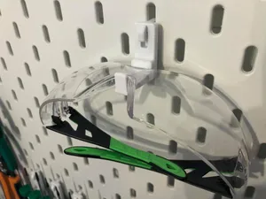 IKEA Skadis protective glasses holder