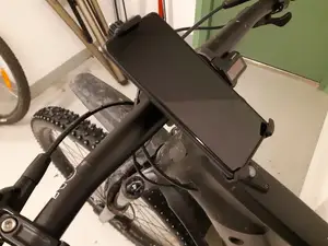 Phone holder for bicycle