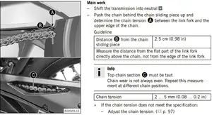 KTM 790/890 Adventure Chain Gauge Tool
