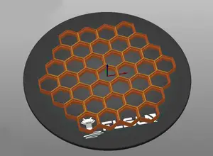 honeycomb storage wall hexagonal tile for FLSUN Q5