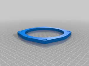 Speaker spacer 165 mm Mitsubishi Pajero 3