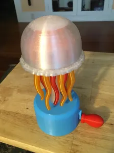 Jellyfish Swimming - Mechanical Interactive Art - Remix