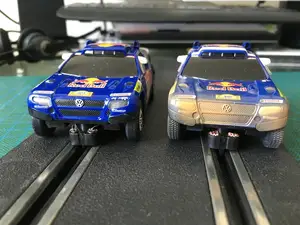 Carrera Go 1:43 Slotcar Chassis with slide guide for VW Touareg